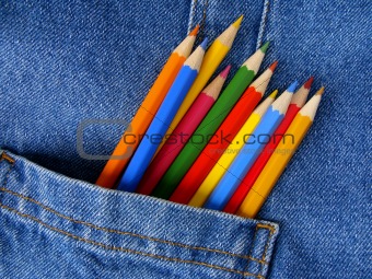 pocket with pencils