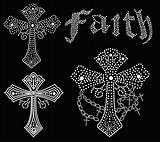 cross and faith beaded design