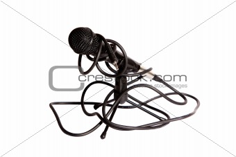 Isolated studio microphone