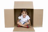 girl inside a Box