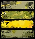 Grunge Military banners