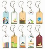 Back to school - tags set