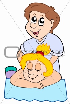 Cartoon massage