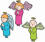 Angels praying