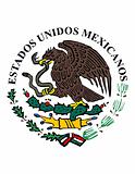 Mexican flag shield
