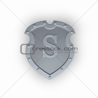 shield with letter S