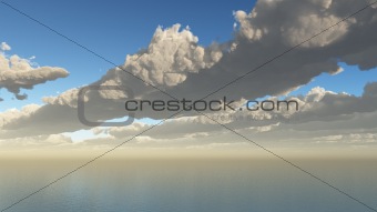 Clouds Sea Aerial
