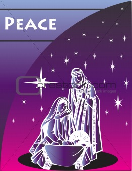 Nativity Christmas Card 1