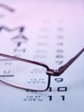  Glasses on test chart