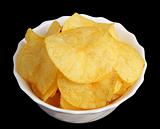 Chips in a white cup