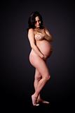 Beautiful naked pregnant woman