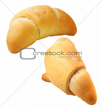 two sweet croissants