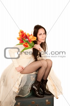 Woman in a Wedding Dress