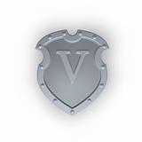shield with letter V