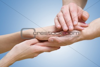 Hands Touching