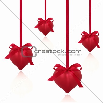 Red Valentine Hearts