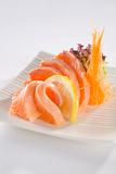 Salmon Sashimi plate