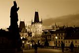Prague in the early evening