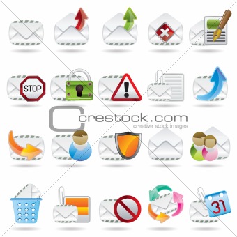 Mail Vector and Letter Icons