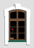 Window and rose