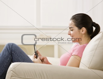 Young Woman Using Cellphone
