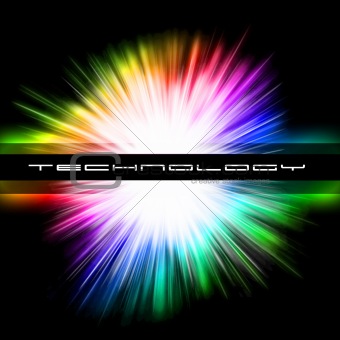 Colorful Background for Technology Flyers