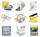 Vector business and office icons. Part 2