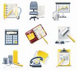 Vector business and office icons. Part 3