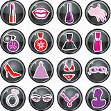Beauty Icon Buttons