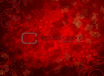 Red valentines background