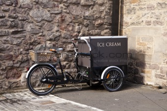 Ice Cream Cart With Bicycle