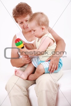 Playing with granny