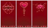 The Valentine's day grunge backgrounds