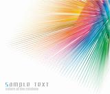 Rainbow Colours Spectrum Business Card Background