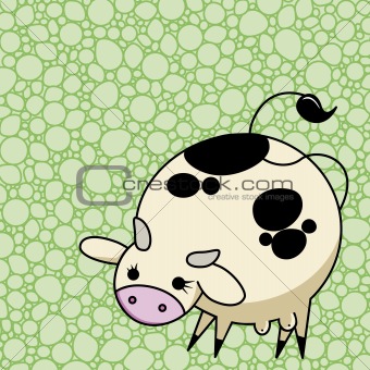 Cute vector Cow