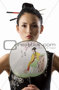 japanese girl in classic dress