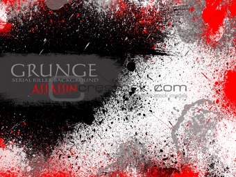 Red and Black Drops Grunge Background