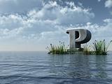 letter p monument