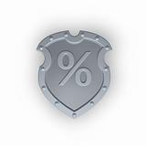 emblem with percent symbol