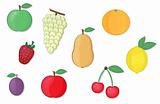 fruit vector illustrations