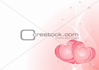 Romantic vector background