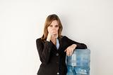 Office Worker at Water Cooler