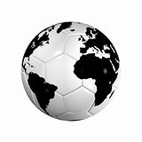Soccer football ball World globe