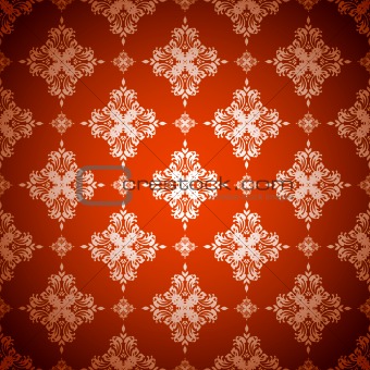 hot red wallpaper silver