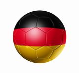 Soccer football ball with Germany flag