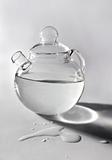 Glass Teapot with water