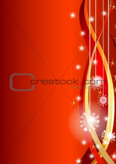 snowflakes Christmas card