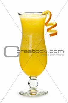 Frozen orange drink