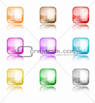 light square buttons