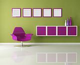 colored living room